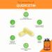 Vegan Quercetin 600mg with Bromelain & Vitamin C - Immunity Booster - 90 Softgels - Antioxidant Formula - Excipient Free - Nutrimea - Buy Online on GoSupps.com