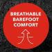 KIWI Barefoot Shoe Insoles - All Day Support, Odor Resistant, Moisture Absorbent - Men 4.5-12.5 Black (315284) - Buy Online on GoSupps.com