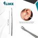 FLINX Metal Ear Wax Removal Tool Kit - Ear Cleaner with Pouch Ear Pick & Scoop for Effective Ear Wax Removal - Buy Online on GoSupps.com