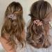 Hapdoo 4Pcs Butterfly Alligator Hair Clips - Medium French Curved Flat Duckbill for Women - Buy Online on GoSupps.com