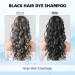 Evil Black hair color shampoo for gray hair black hair dye shampoo 3 in 1semipermanent hair color shampoo for women and men 100 gray coverage - Buy Online on GoSupps.com