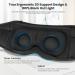 Flashmen 3D Bluetooth Sleep Mask with White Noise Timer and Bluetooth Headphones - Buy Online on GoSupps.com
