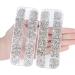 5136Pcs Clear Crystal Rhinestones Set for Nail Art & Tumblers | Glass Glitter Round with Picking Pen & Tweezer | SS4-SS16 | White + White AB - Buy Online on GoSupps.com
