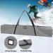 Ski Bag for Air Travel - Holds Snowboard or Pair of Skis with Zippered Pockets for Goggles, Gloves - Grey - Buy Online on GoSupps.com