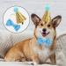 2 Pieces Birthday Hat 2 Pieces Bow Tie Pet Birthday Hat Party Hat Pet Decoration Dog Bow Tie Party Accessory Suitable for Pet Party Birthday Party. - Buy Online on GoSupps.com