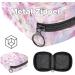 Cherry Pink Flower Women's Binding Bags | Tampon Storage Zip Pockets | Multi-Functional Menstrual Tapes Bag - Buy Online on GoSupps.com