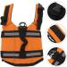 Reflective Dog Life Jacket for Small Dogs (0-3 kg) - Size XXS Orange | Safe & Stylish Water Safety Gear - Buy Online on GoSupps.com