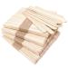 Makerstep 200 Natural Wood Craft  Popsicle Sticks for Crafts 4.5 Inch  Waxing Spatulas  Epoxy Resin Stirring  Ice Cream Candy Making and Garden Markers. Smooth  Splinter-Free  Wooden Wax Sticks