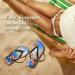 Mnsruu Natural Flower Purple Flip Flops for Men & Women - Perfect for Home Hotel Spa & Travel - Buy Online on GoSupps.com