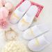 Set of 7 Bride and Bridesmaid Disposable Slippers for Wedding and Spa - Perfect Party Favors and Gifts - Buy Online on GoSupps.com