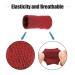 VOCOSTE 10 Pcs Breathable Finger Sleeves - Thumb Braces Support for Arthritis & Trigger Finger - Elastic Compression Protectors for Pain Relief - Red - Buy Online on GoSupps.com