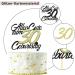 Happy 30th Birthday Cake Topper - Sumerk 30 Years Cake Decoration for Boys & Girls - Perfect Tortendendeko for 30th Birthday Celebrations - Buy Online on GoSupps.com