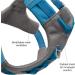 Kurgo Journey Air Dog Harness - Padded Chest & Back Handle for Dogs 2-5 kg XS Size - Blue/Gray - Buy Online on GoSupps.com