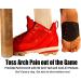 FOOTS LOVE Plantar Fasciitis Gel Cushioned Arch & Heel Support Sleeves - Cooling Air Pockets - Men and Women (Black) - Buy Online on GoSupps.com