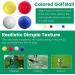 16-Pcs Colored Foam Practice Golf Balls for Indoor & Outdoor Use - Realistic Feel, Limited Flight - Perfect for Backyard, Kids - Includes Resealable Bag - 4 Colors - Buy Online on GoSupps.com