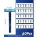 50 Count Men's Disposable Razors with Lubricating Strips - Twin Stainless-Steel Travel Razor for Sensitive Skin - Buy Online on GoSupps.com