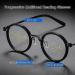 Modern +3.0 Black Reading Glasses for Women | Blue Light Protection & Eye Strain Relief | Computer & TV Use - Buy Online on GoSupps.com
