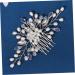 Ipetboom Bridal Pearl Comb Hair Comb for Girls Bride Hair Clip Girl Hair Clips Rhinestone Hair Comb Clip Pearl Hair Comb Pearl Hair Clips Bridal Tiara Accessories Women's Wedding Zinc Alloy - Buy Online on GoSupps.com