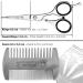 THREE SWORDS Stainless Steel Professional Beard Scissors & Comb Set - Perfect Grooming Tool for Men - Buy Online on GoSupps.com