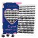 Crislashes eyelashes individually 144pcs cluster lashes d curl mix 10-16mm soft lash bush wispy look reusable at home eyelash extension (soft fluffy d curl 10-16mm) 144 piece soft fluffy d curl mix10-16mm