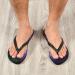 Mnsruu Nebula Space Spiral Galaxy Flip Flops | Stylish Sandals & Home Slippers for Men & Women | Perfect for Hotels Spas & Travel - Buy Online on GoSupps.com