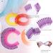 12-Piece Stretch Comb Flexible Headband Set for Women and Girls - Assorted Colors - Buy Online on GoSupps.com