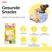 Inaba Churu Cat Snacks - Hand Feed Puree Sticks with Chicken & Cheese Beef - 4 Sticks x 14g - International Shipping Available - Buy Online on GoSupps.com