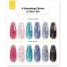 BURANO Poly Extension Gel Nail Kit - 6 Colors Builder Gel Set for Nail Art - DIY Starter Kit for Beginners & Professionals - Glitter Poly Nail Gel Gift - Buy Online on GoSupps.com