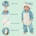COOKY.D Baby Hooded Rompers | Winter Flannel Jumpsuit Pajamas | 3-6 Months Hamster Design - Buy Online on GoSupps.com