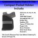 ComfortTac Ultimate Pocket Holster | Ultra Thin & Comfortable Carry | Fits Most Pistols & Revolvers - Glock, S&W, Ruger, Taurus & More - Buy Online on GoSupps.com