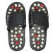 Topincn foot massager slippers plastic acupressure foot massager outdoor reflex zone massage sandals stress relief acupressure shoes gift 42-43 42-43