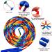Kingcolor 16 FT Double Dutch Jump Rope 2 Pack Blue | Adjustable Soft Beaded DIY Jump Rope for Kids & Adults - Buy Online on GoSupps.com