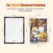 Naimoer 2Pack Magnetic Diamond Painting Frames for 12x16in Canvas - Self-Adhesive Wall Art Frames in Black | Diamond Art Accessory - Buy Online on GoSupps.com