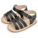 Sonsage Baby Bowknot Sandals - Newborn Infant Summer Shoes 12-18 Months (Black) - Buy Online on GoSupps.com