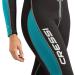 Cressi Lido Long 2mm Lady Wetsuit - Black/Azure - Ideal for Diving & Swimming - Buy Online on GoSupps.com