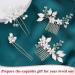 Kiiwah 4-Piece Wedding Hair Accessories - Pearl Flower Hairpins & Strass Bridal Jewelry for Brides and Communion Girls (Silver) - Buy Online on GoSupps.com