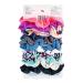 Scunci Original Scrunchies - Mixed Textures & Colors (12-Pieces) - White, Black, Coral, Mint, Blue, Grey & More - Buy Online on GoSupps.com