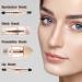 VOCOSTE 4 in 1 Portable Makeup Brush Set | Gold Tone Foundation Lip Eyeshadow & Blush Brushes | Ideal for Travel - Buy Online on GoSupps.com