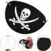 24 Pack Black Pirate Eye Patches for Halloween Cosplay - Kids Felt Eye Masks for Pirate Party Favors - Buy Online on GoSupps.com