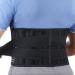 Teysor back band breathable back support belt adjustable back support lumbar support with 6 stands for men and women S (60-75cm)
