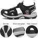 SAGUARO Closed Sandals for Kids - Breathable Trekking Summer Shoes 26 EU Black - Ideal for Outdoor Adventures - Buy Online on GoSupps.com