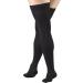 Truform 30-40 mmHg Compression Stockings for Men & Women - Thigh High Closed Toe Dot-Top Black Small (Pack of 2) - International Shipping Available - Buy Online on GoSupps.com