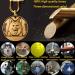 Davisia Pure Copper Personalized Pet ID Tag | Large Bully Dog Tags with 3D Relief Pattern | Custom Engraving on Front and Back - Buy Online on GoSupps.com