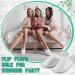 Satinior 20 Pairs White Terry Slippers for Wedding Guests | Unisex Hotel & Spa Slippers | Comfortable Waffle Pattern Guest Slippers - Buy Online on GoSupps.com