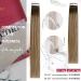 Moresoo 16 Inch Tape in Human Hair Extensions - Dark Brown to Medium Brown with Platinum Blonde Highlights - 20 Pieces/50g #4/6/613 - Buy Online on GoSupps.com