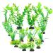 Rikudim aquarium plants decoration plastic plants aquarium small artificial aquarium decorations green aquarium plastic plants realistic aquarium plants resin aquarium plants set
