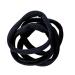 Extra Large Black Jersey Hair Ties - Elastic | Durable & Stylish for All Hair Types | International Shipping Available - Buy Online on GoSupps.com