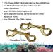Aquatic Hunt - 2 Pack - Marine Grade 4" (10cm) Double Ended Brass Clips with SS304 Spring - Buy Online on GoSupps.com