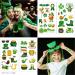 XIYOKA St. Patrick's Day Tattoos - 100+ Pcs, 22 Unique Sheets Shamrock & Clover Temporary Tattoos for Kids Party Favors - Buy Online on GoSupps.com