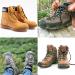 Stepace Round Shoelaces - 2 Pairs 55Inch Heavy Duty Boot Laces for Hiking Work Boots - Stripe Golden Brown - Buy Online on GoSupps.com